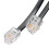 5.7Ft Black Telephone Extension Coil Cable Telephone Cable Cord 6