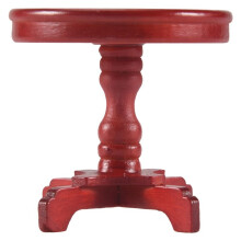 1/12 Dollhouse Wooden Furniture Miniature Round Table