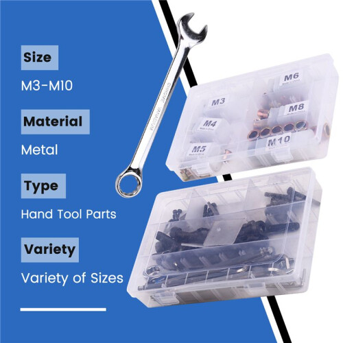 Rivet Nut Tool Riveting Manual Threaded Hand Riveter Inserts Metal License Plate Rivet or Threads for Cars Tool 2