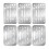 6PCS 2 Styles Stainless Steel Erasing Shields, Eraser Shield Eraser Template Drawing Template Shield Drafting Tools 1