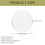 Glass Pattern Weights for Sewing,Fabric Weights for Pattern Cutting, Sewing Weight Cloth Dressmaking Pattern Making 10PC 8