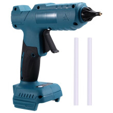 Cordless Electric Hot Melt Glue Tool Rechargeable Anti-Scald Copper Nozzle DIY with Glue Sticks for 20V Battery