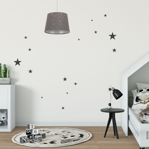 Kinderkamerlamp in stof 2