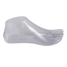 1 Paar Vrouwelijke Voeten Mannequin String Stijl Voetmodel voor Sandaal Schoen Sok Sieraden Display - Transparant