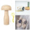 Darning Mushroom Kits Wooden Tool with Strong Handle and Gradual Curvature for Sewing Threads, Socks, Sweaters 1