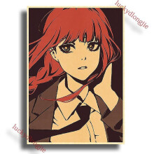 (42x30cm(a3), 37) Chainsaw Man Anime Poster Retro Kraft Paper Vintage Home Decor Painting Living Picture Gift Wall Stickers Cafe Decor Art Wal