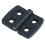 100Pcs Reinforced Black Plastic Door Hinges 40mm x 30mm 5