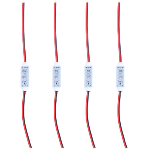4X LED Dimmer 12A 12V-24V for LED Strips Monochrome Controller