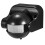 2X AC 110V-240V PIR Infrared Motion Sensor  180 Degree Motion Detection Delay  Adjustable Waterproof Black 10