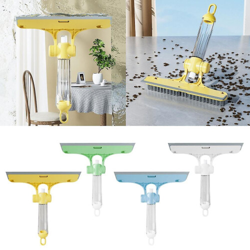 (Yellow) Glass Cleaning Tool with Bottle Screen Cleaning Tools Window Cleaning Tool 1