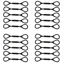20Pcs Musical Instruments Trumpet Slide Stopper Silicone Stopper Ring Trumpet Accessory Replacement