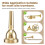 Altrombon Koppar Munstycke Munstycke 6.5AL Guld 1