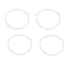 16Pcs/Set White Durable Nylon Ukulele Strings Replacement Part for 21 Inch 23 Inch 26 Inch Stringed Instrument