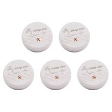 5X Water Overflow Leakage Alarm Sensor Detector 90dB Water Level Alarm Leak Flood Detection Home Security Alarm System