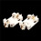 80pcs White Housing CR2032 SMD Cell Button Battery Holder Socket Case 3