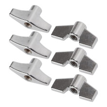 Drum Set Fixed Wing Nuts T Type Stand Nut Cymbal Washer Replacement Percussion Instrument Parts