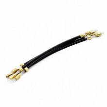 5pcs Violin Tail gut Tail cord Gut Cord Nylon with Brass Screw for 3/4 4/4 Fiddle Violin Black