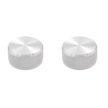 2X Manopola In Alluminio CNC da 34x17 mm per Amplificatore Audio, Altoparlante, DAC, CD, Potenziometro per Giradischi Controllo Ad Alta Precisione