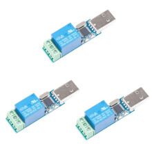 3X Module de Relais USB Commutateur de Commande Intelligent USB Commutateur USB pour Convertisseur électronique de Type LCUS-1