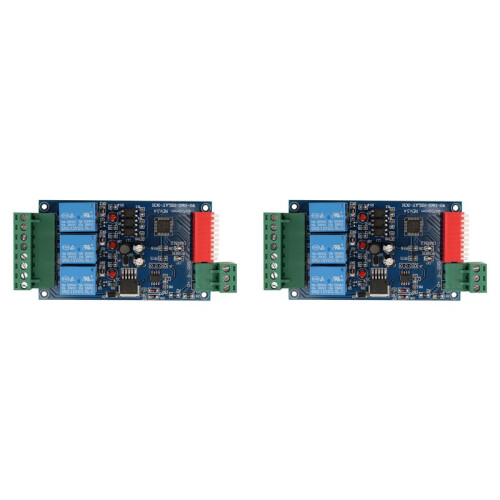 2X Relè Dmx512 A 3 Canali 5A Dmx512 con Interruttore Controllato