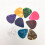 100 St Gitarrspel, 0,46 mm Tjocka Celluloidgitarrplektrum för Bas, Akustiska Gitarrer 30X26MM 1