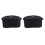 2X Bolsa de Câmera Acolchoada com Divisória de InserçãO Universal Capa à Prova de Choque para Câmera Dslr Slr (Preta) 1