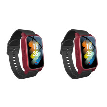 2X 4G Elderly Watch with GPS,SOS,Fall Detection Emergency Support,AI Health Monitoring for Elderly Red A