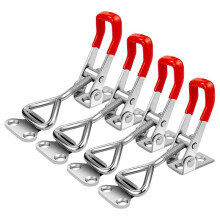 4 Pack Toggle Clamp 4001 Adjustable 304 Stainless Steel Toggle Hasp Latches for Smoker Lid Jig Freezer Door