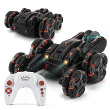 (Black Single remote) High Speed Rc Car Adults Rc Stunt Car For Kids Rc Car Toy Rc Swing Arm