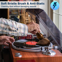 Vinyl Record Cleaning Brush Anti-Static Dust Record Cleaner for Vinyl Albums LP CD Cartridge/Keyboard/Camera Lens