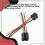 5 Pcs 5 Pin Wires Cable Relay Socket Harness Connector  12V for Car Auto 5