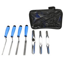 Multi-Width Grouting Tool Set with Ergonomic Grips & Travel Case, Stainless Steel Trowel 7pcs Kit