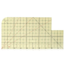 Heißes Saumlineal 10 X 5 Zoll, Hitzebeständig, Rutschfest, zum Nähen und Quilten mit Abgerundeten Ecken
