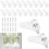 40 Pack Window Screen Clips,Window Screen Retainer Clips with Screws, Window Screen Holder Clips for Securing Window 2