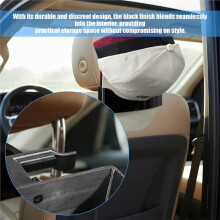 Hat Organizer Baseball Cap Headrest Hat Holder for Trucks and Cars Adjustable Cap Rack Holds 5 Hats No Headrest Removal