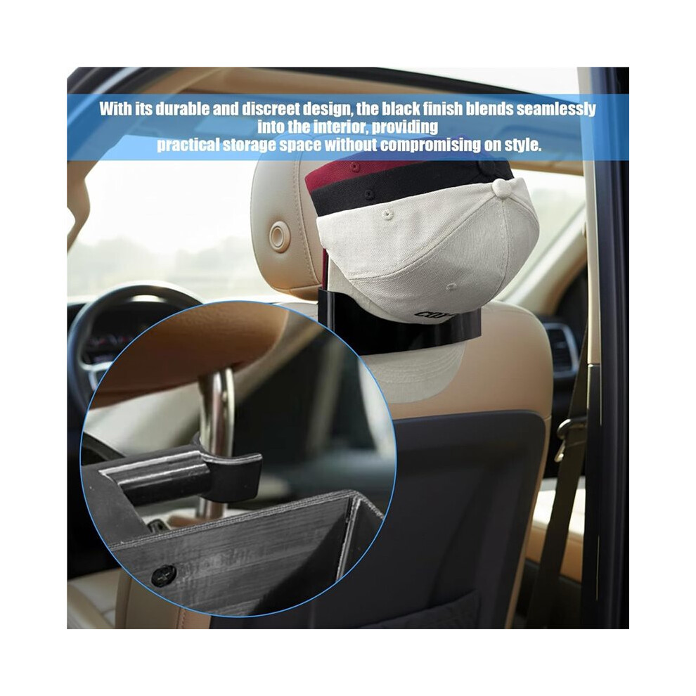 Hat Organizer Baseball Cap Headrest Hat Holder For Trucks And Cars Adjustable Cap Rack Holds 5 Hats No Headrest Removal 6031616221682