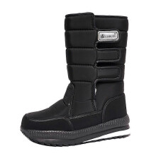 (37, Black) Women's Winter High Tube Snow Boots, Warm and Non Slip Boots