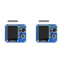 2X Tela LCD TFT de 2,0 Polegadas com Codificador Rotativo EC11, Interface IIC SPI para Projetos DIY para  ESP32 para Raspberry Pi