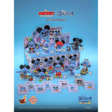 (1pc random) Hot Toys Crazy Series Mickey And Friend Stitch Blind Box Cartoon Figure Trendy Collectible Desktop Decor for Kids Christmas Gift