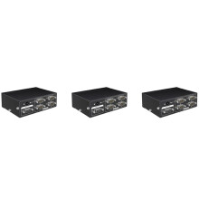 3X MT-RS104 Active Serial RS232 Splitter 1 to 4 RS232 Bi-Direction Switcher Splitter 4 to 1 with Power Adapter-US Plug