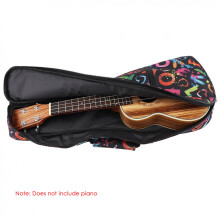 21 Inch Portable Ukulele Bag 10mm Sponge Soft Case Gig Ukulele Guitar Waterproof Backpack,Multicolor C