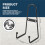 4 Pack Wall Mount Plate Display Stands, Medium Wall Easel Holder Plate Hanger Vertical Plate Stand Holders Wine Rack 7
