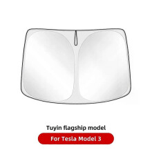 (For M3 Silvering) YZ For Tesla Model Y 3 Highland Juniper 2021-2025 Car Sun shade Front Window Shade Visor Glass Roof Skylight UV Protection