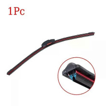 (22Inch-550mm) Car Universal Double Rubber Strip J/U-shaped Wiper Blade Front Wiper Glass Cleaner Wiping Blade 14 "16" 18 "19" 20 "21" 22 "24"