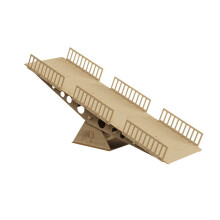 Obstáculos Todoterreno de Simulación de Madera para Modelos de Coches RC Crawler 1/16, 1/18 y 1/24, Juguetes para Niños y Adultos, Accesorio de