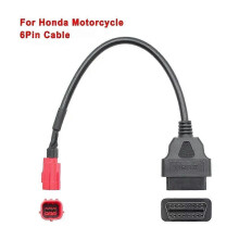 (For Honda 6pin) NEW For KTM OBD2 Connector Motorcycle For YAMAHA/ HONDA For SUZUKI For Ducati OBD 2 Extension cable For Kawasaki Diagnostic tool