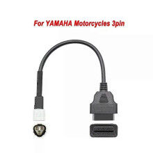 (For Yamaha 3pin) NEW For KTM OBD2 Connector Motorcycle For YAMAHA/ HONDA For SUZUKI For Ducati OBD 2 Extension cable For Kawasaki Diagnostic tool
