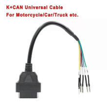 (K CAN cable) NEW For KTM OBD2 Connector Motorcycle For YAMAHA/ HONDA For SUZUKI For Ducati OBD 2 Extension cable For Kawasaki Diagnostic tool