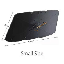 (Small Size) LEIBOO Car Sunshade Windshield Umbrella Car Front Sun Shade Parasol Foldable Protection Car Seat Heat Insulation Car Accessories