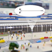 10Pcs 2Led Street Lamp 1:100 Ho Scale Street Light Scenery Lamppost For Sand Table Model 2